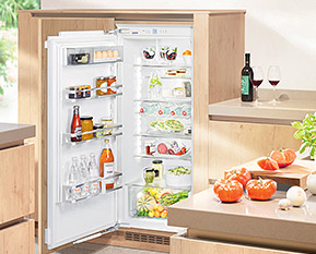 встраиваемые однокамерные холодильники 